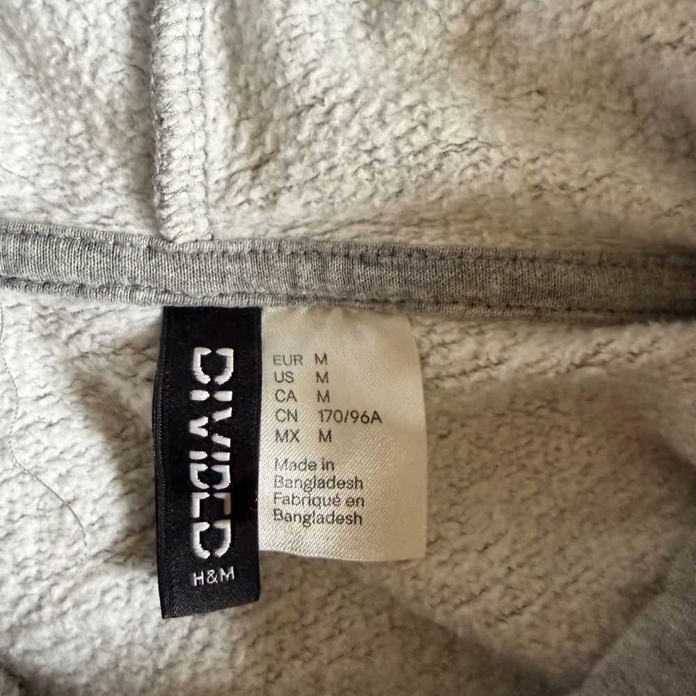 Divided Gray Crop Hoodie and Tan Sweater Combo - Picture 4 of 9